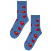 Чоловічі шкарпетки WOLA PERFECT VALENTINE WZ 218 42-44 сині