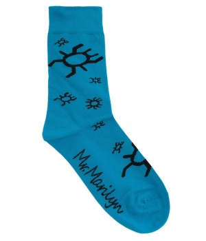 Чоловічі шкарпетки Marilyn VIRUS 40-45 синього кольору