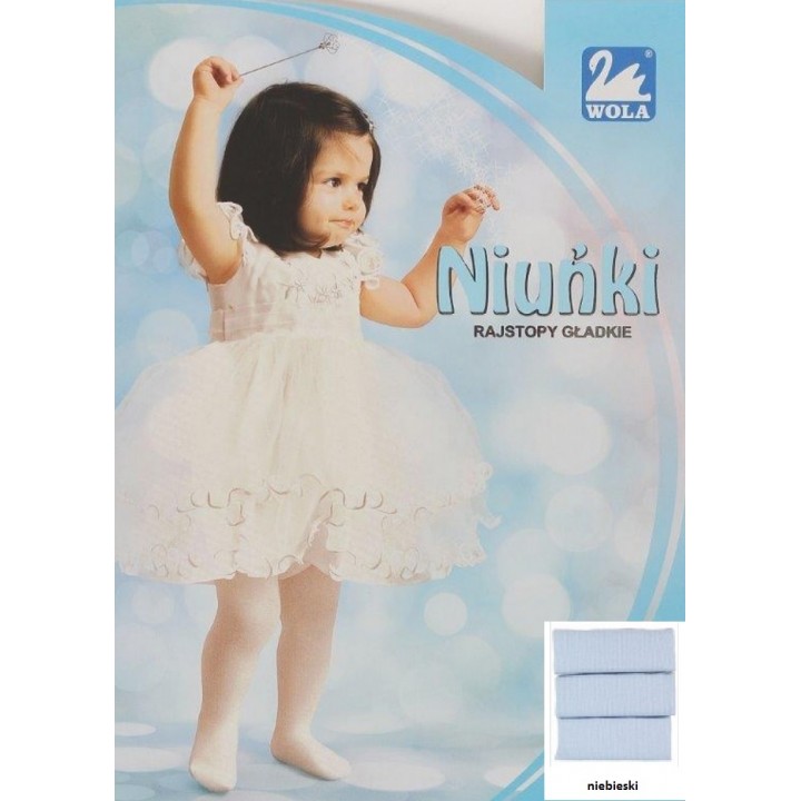 КОЛГОТКИ WOLA NIUŃKI 80-86 сині