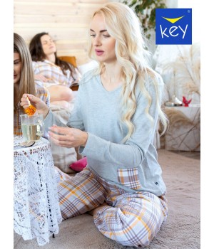 Пижама KEY LNS-458 B23 XL серая