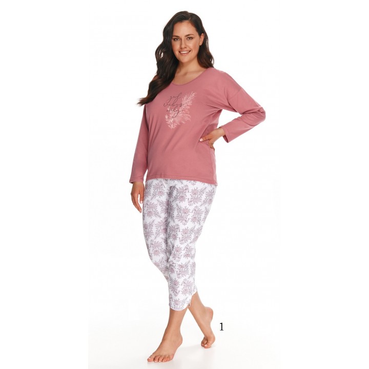 TARO 2802 GIORGIA ПИЖАМЫ AW22 3XL грязно-розовый