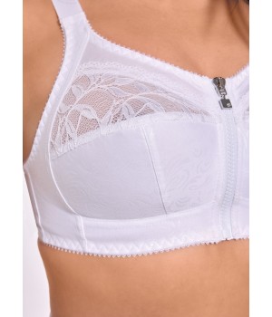 VIKI 586 ZUZA ZAP BRA FRONT PER WHITE /90E
