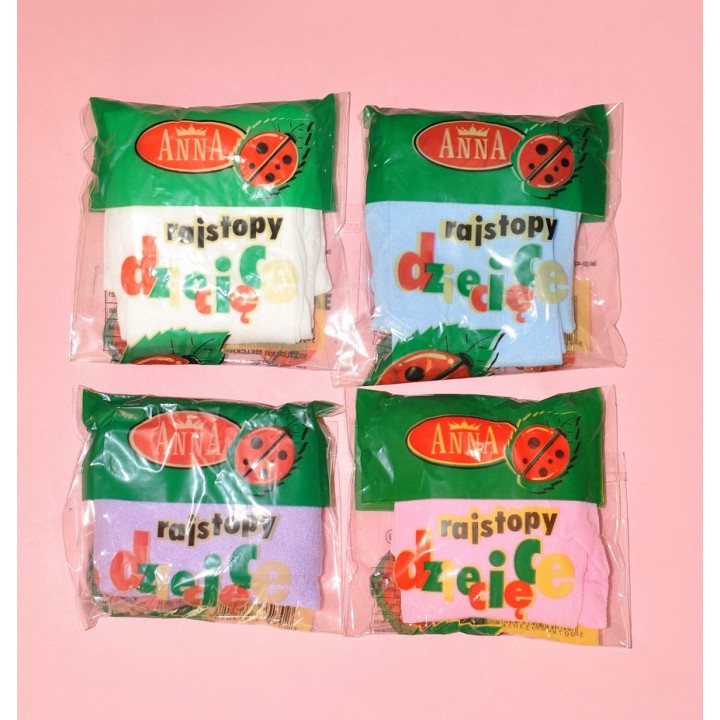 ЖАКАРДОВІ КОЛГОТКИ ANNA ДО 11 РОКІВ 146 білі