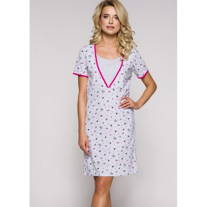 Рубашка TARO 901 LINDA, размер SS19, размер S, серая