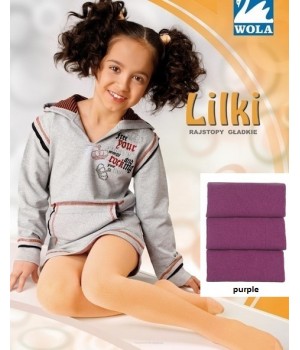 WOLA LILKI TIGHTS 140-146 purple