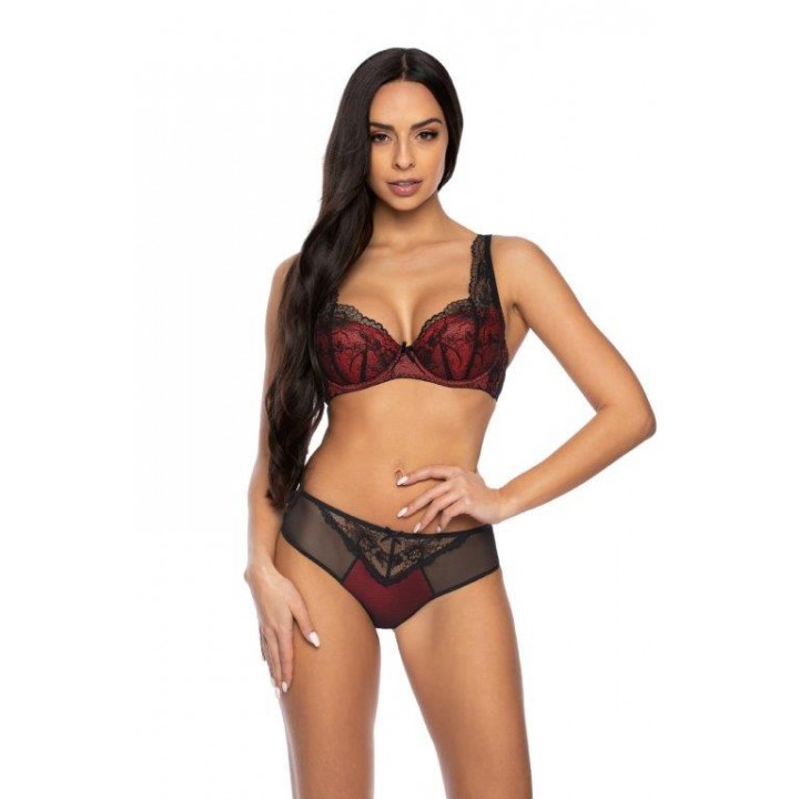 MAT BRA M-3530/22 PERCY BLACK 85C черно-красный