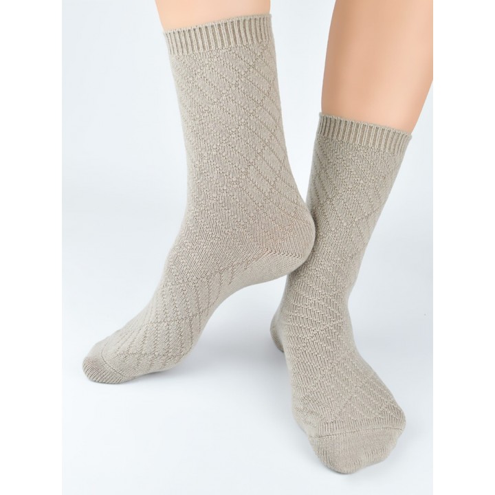 НОСКИ НОВИТИ SW028-W-02 ШЕРСТЬ БЕЖЕВАЯ 36-41