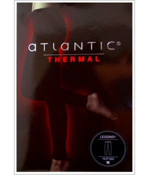 LEGGINSY ATLANTIC HLP-022 THERMAL M czarny
