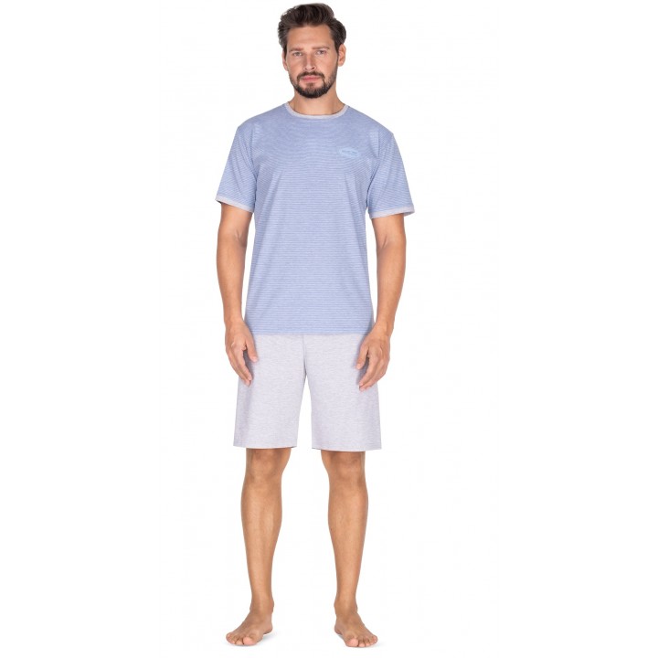 Чоловіча піжама REGINA 443 XXL-3XL XXL синього кольору
