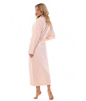 ЖІНОЧИЙ ХАЛАТ L&L 2415 RITTA АБРИКОСОВИЙ /XXL