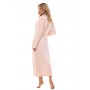 ЖІНОЧИЙ ХАЛАТ L&L 2415 RITTA АБРИКОСОВИЙ /XXL
