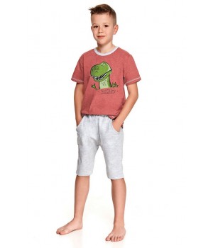 TARO 2216 ALAN SS21 122-140 122 цегляно-червона піжама