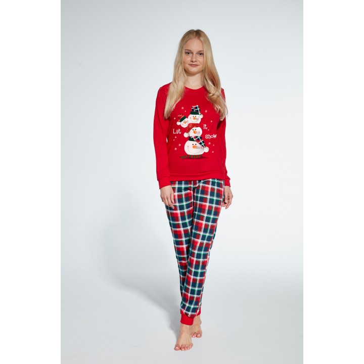 Піжама CORNETTE KD-594/172 Сніговик 2 86-92 червоний