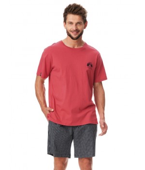 ПИЖАМНЫЙ КЛЮЧ MNS-251 A23 3XL-4XL 3XL красный