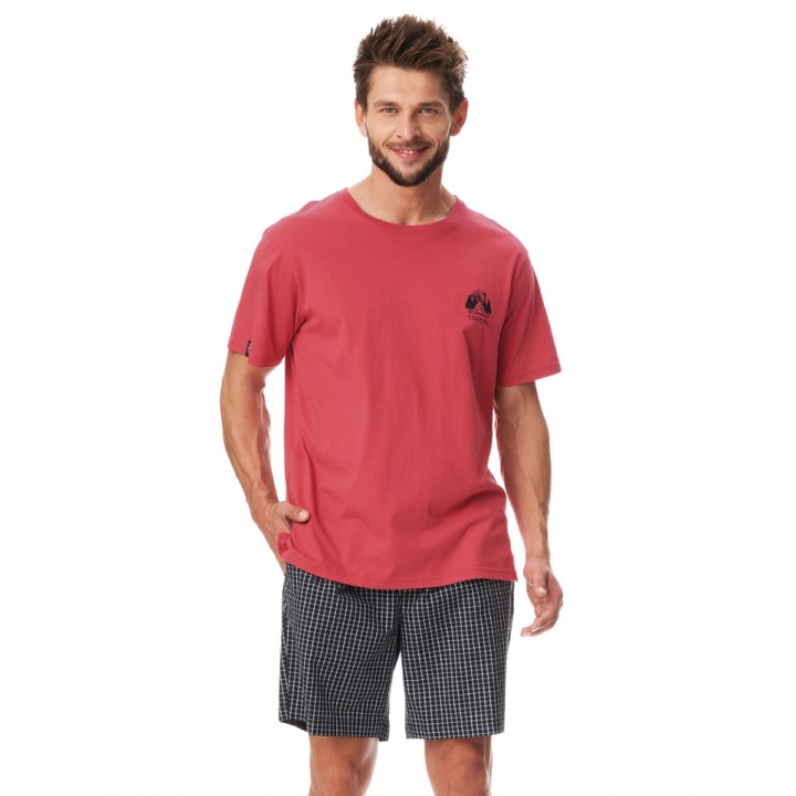 ПИЖАМНЫЙ КЛЮЧ MNS-251 A23 3XL-4XL 3XL красный