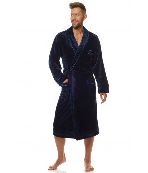 ЧОЛОВІЧИЙ ХАЛАТ L&L 2111 LUCA M темно-синій ЧОЛОВІЧИЙ ХАЛАТ L&L 2111 LUCA M темно-синій