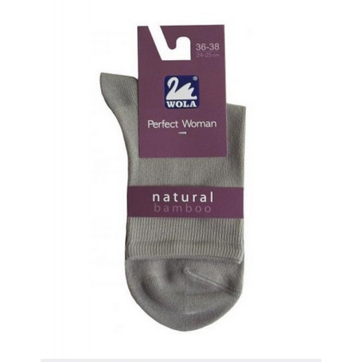 WOLA NATURAL WOMEN'S SOCKS BAMBOO 36-38 бежевый