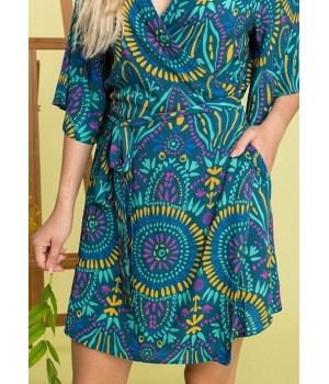 СУКНЯ KEY DRESS LHD-905 A20 L темно-зелена