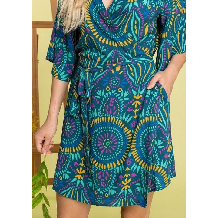 СУКНЯ KEY DRESS LHD-905 A20 L темно-зелена