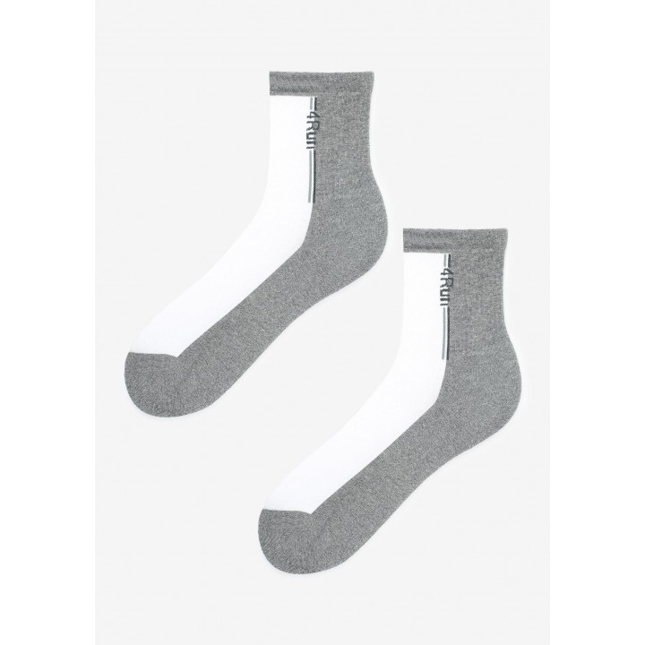 ШКАРПЕТКИ MARILYN MEN 4 RUN LT 01, МЕЛАДО-БІЛІ, 39/42