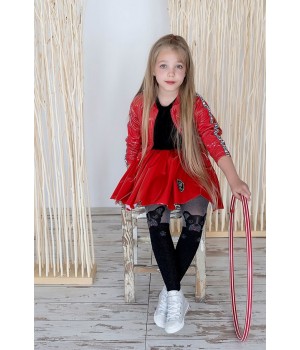 КОЛГОТКИ KNITTEX FRENCHIE 128-134 чорні - графітові