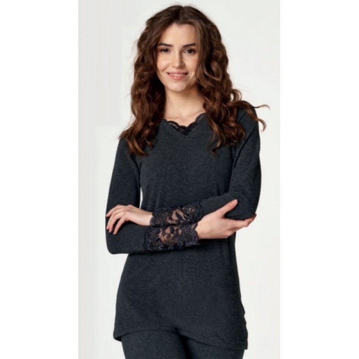 Футболка KEY LVD-729/4 HOT TOUCH XL сірого кольору