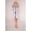 DE LAFENSE BATHROBE 313 DESIREE M серый