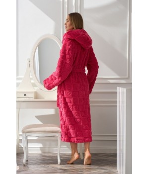 ЖІНОЧИЙ ХАЛАТ L&L 2554 VALENTI MALINA /XXL