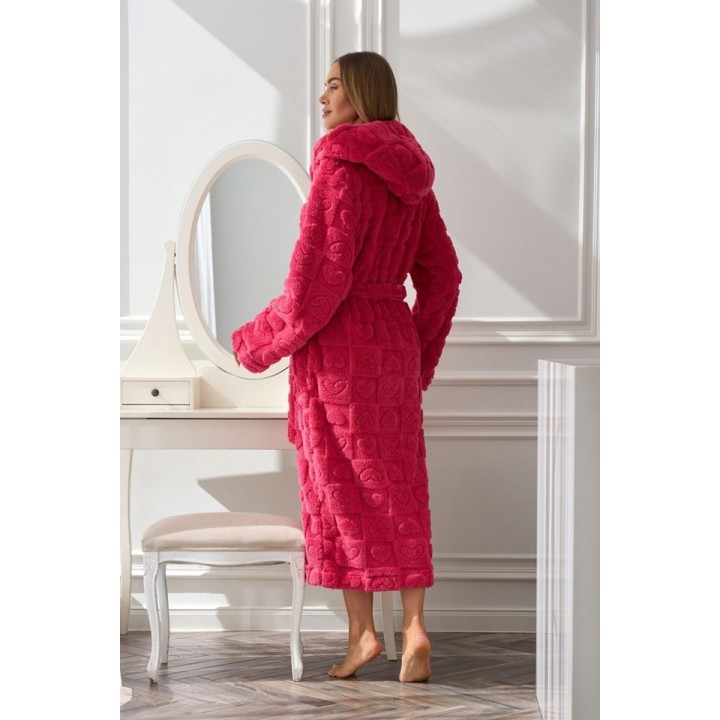 ЖІНОЧИЙ ХАЛАТ L&L 2554 VALENTI MALINA /XXL