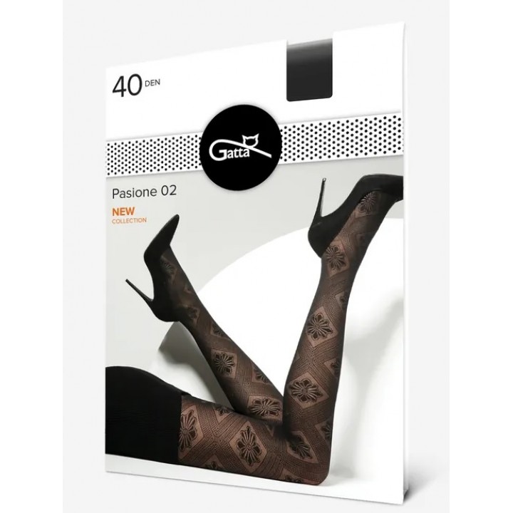 КОЛГОТКИ GATTA PASSIONE WZ 02 NER /2