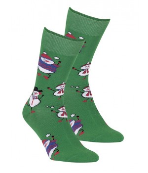 WOLA CHRISTMAS SOCKS WZ MEN'S WZ 827 42-44 зеленый