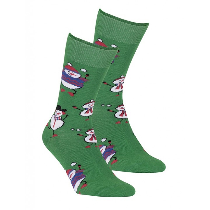 WOLA CHRISTMAS SOCKS WZ MEN'S WZ 827 42-44 зеленый