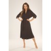 DE LAFENSE BATHROBE 942 VISA DL XXL black