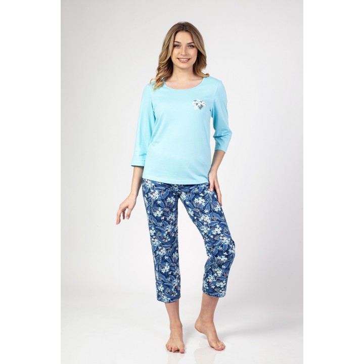 БІРЮЗОВА ПІЖАМА REGINA 679 /XL