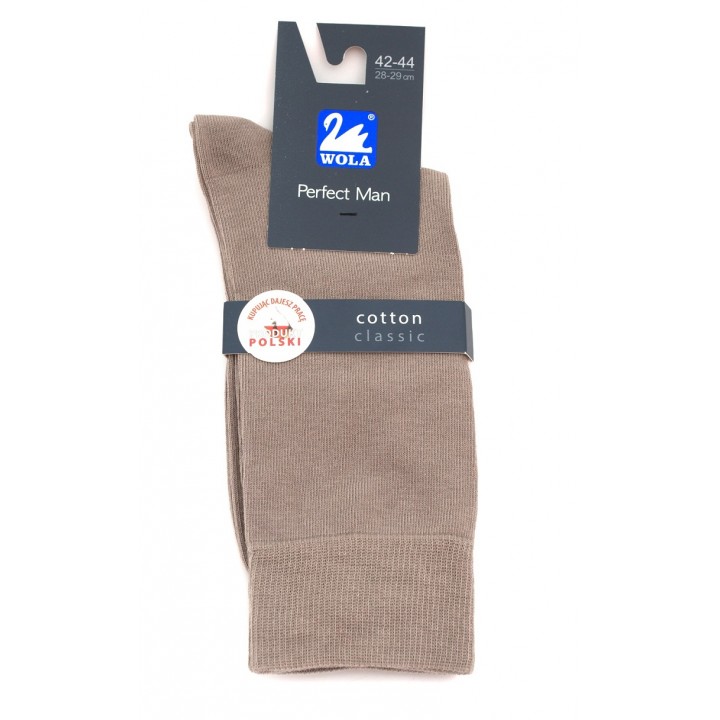 SKARPETY WOLA PERFECT MAN GL BEIGE78 45-47
