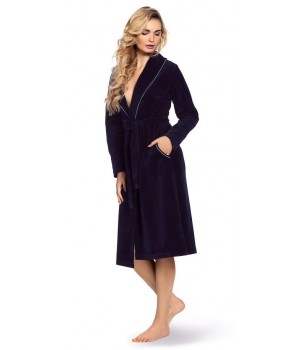 БАННЫЙ ХАЛАТ DE LAFENSE 390 LYDIE 3XL темно-синий