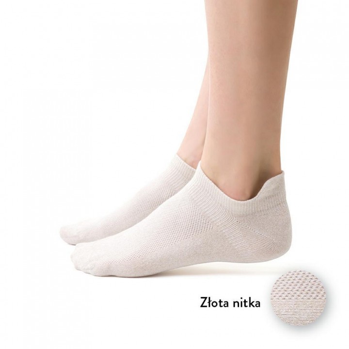 ШКАРПЕТКИ STEVEN 050 SMOOTH 35-37 золоті