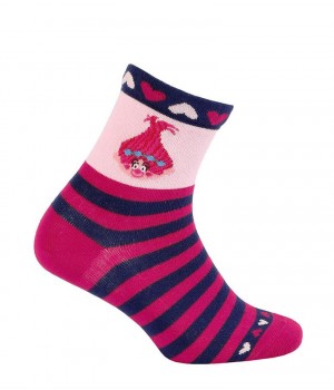 Носки GATTA TROLS 6-11 лет 30-32 темно-розовые