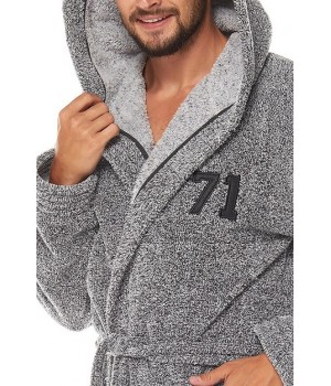 ЧОЛОВІЧИЙ ХАЛАТ L&L 2054 XXL меланж