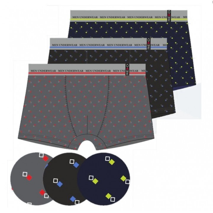 REDO SHORTS 1BE-658 L микс цветов