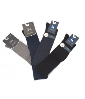 Чоловічі шкарпетки WOLA SMOOTH 39-41 титанові