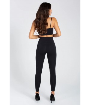 LEGGINSY GATTA SKINNY HOT HIGH WAIST BLACK /M