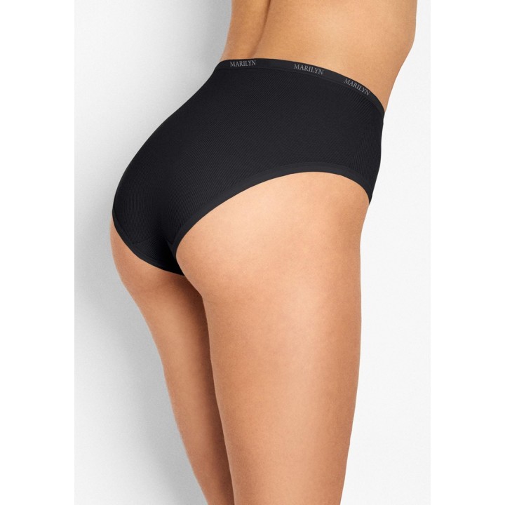 Трусики MARILYN HIGH BAMBOO THERMO-ACTIVE ЧОРНОГО кольору /XL