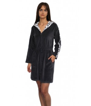 БАННЫЙ ХАЛАТ DE LAFENSE 438 MARISOL XXL графит