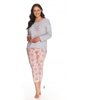 ПІЖАМА TARO 2802 GIORGIA AW22 XXL сіра