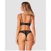 Набір з 2 предметів OBSESSIVE SERENA LOVE, XL/XXL, чорний