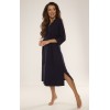 DE LAFENSE BATHROBE 942 VISA DL XL navy blue