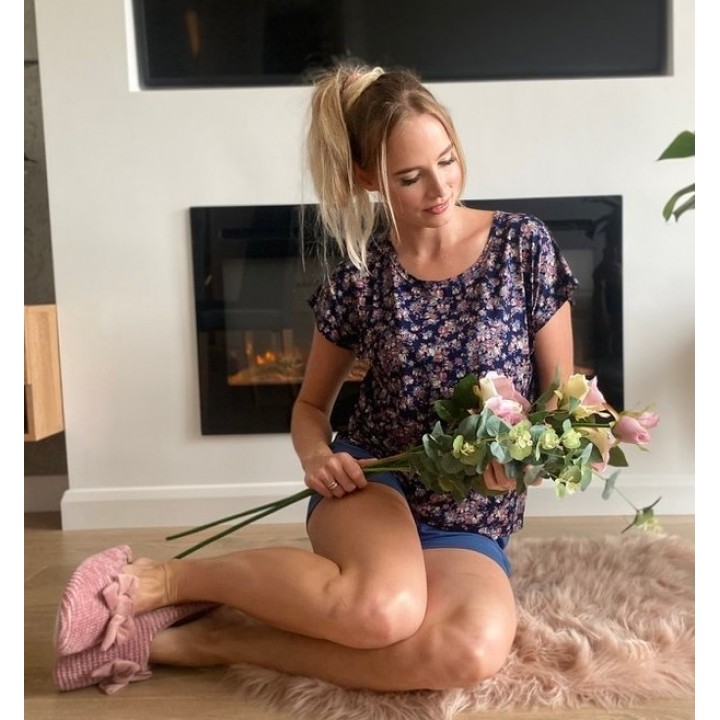 PIŻAMA DE LAFENSE 467 MIA XL granat