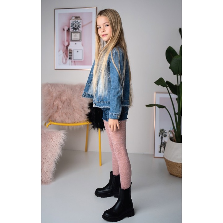 KNITTEX CHARLOTTE TIGHTS 140-146 nero