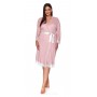 DOBRANOCKA BATHROBE 9710 XXL-3XL XXL powder